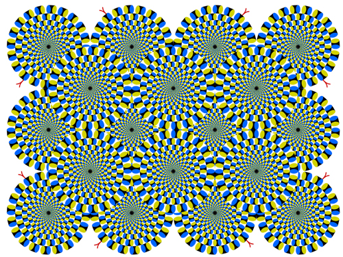 Illusion Rotating snakes