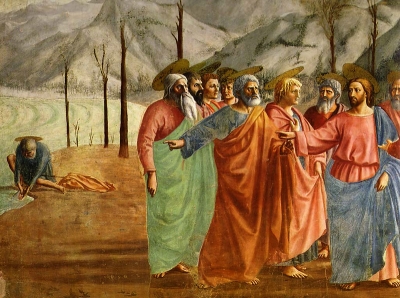 Peinture de Masaccio, église Santa Maria del Carmine